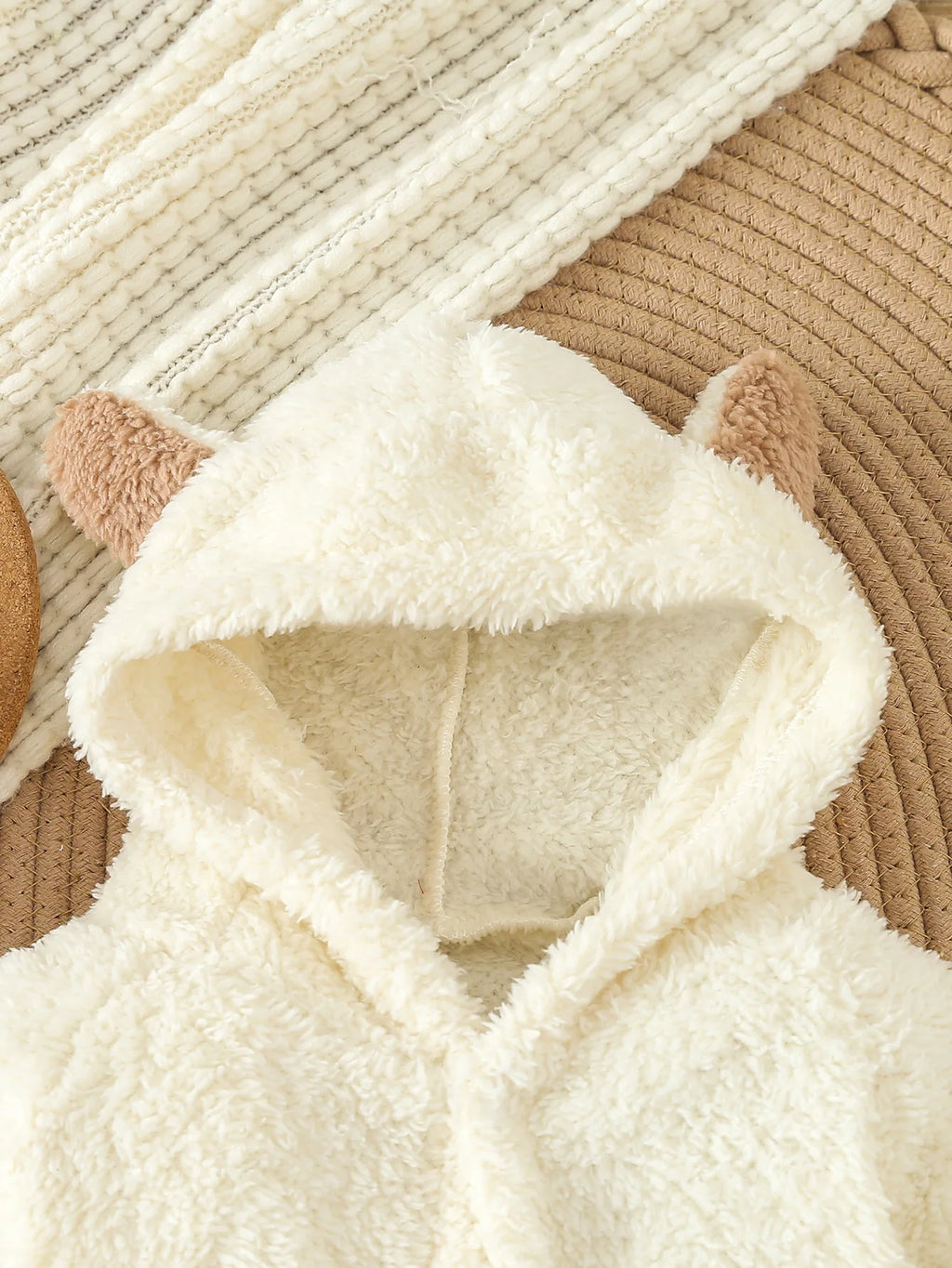 Newborn Baby Grils Boys Footed Romper Winter  Warm Fleece Cute Costume Baby Boys Clothes Animal Baby Pajamas Hooded Jumpsuits