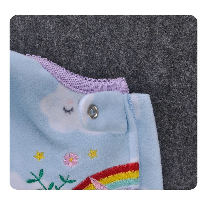 Newborn Infant Baby Boy Girls Romper Spring Autumn Warm Polar Fleece Long-Sleeve Style Jumpsuit Baby Overalls Children Clothes