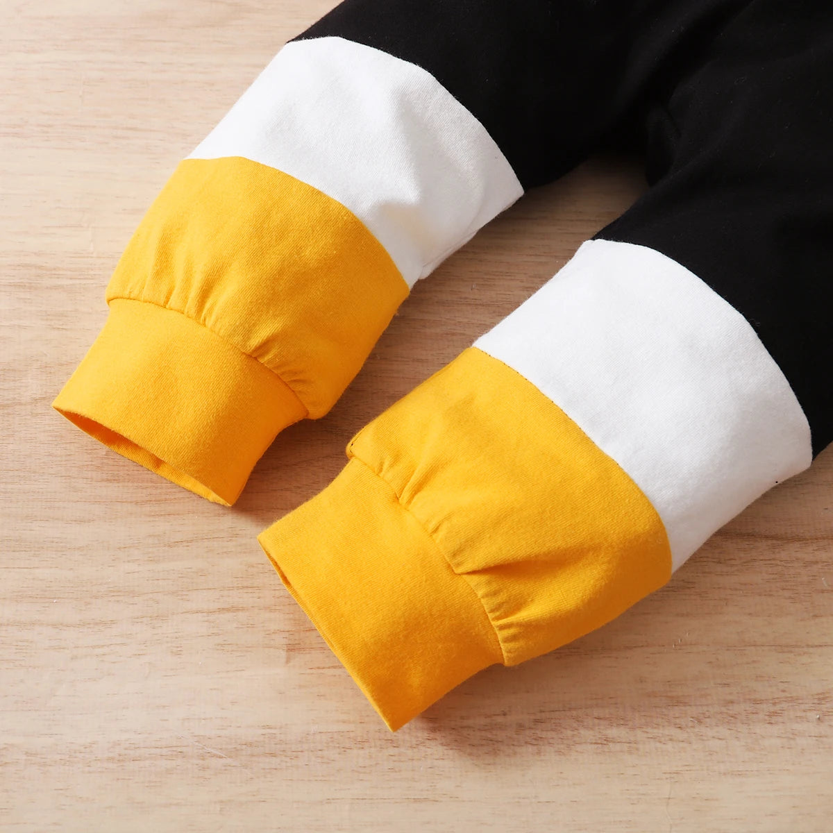 Male Baby Set Round Neck Color blocked Long Sleeve+Pants 2pcs/Set 0-24 Months Male Baby Autumn Sports Style Set