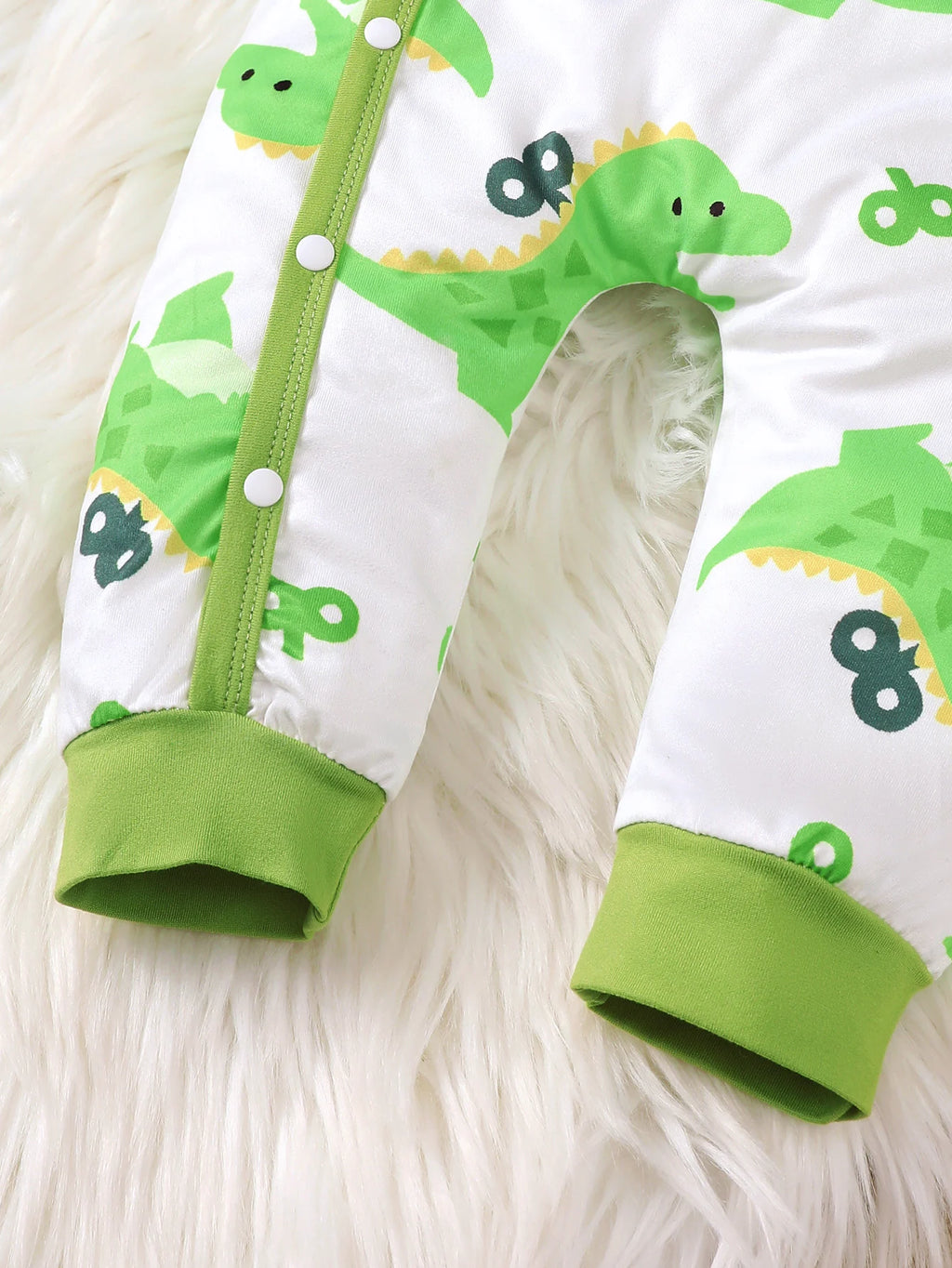 Winter Newborn Infant Baby Boys Romper Bear Print Long Sleeve Button Up Front Rompers Kids Onepiece Soft Fashion Baby  Clothing